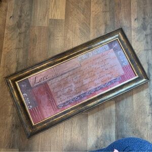 Love never fails Corinthians 13:4 Bible verse wall decor